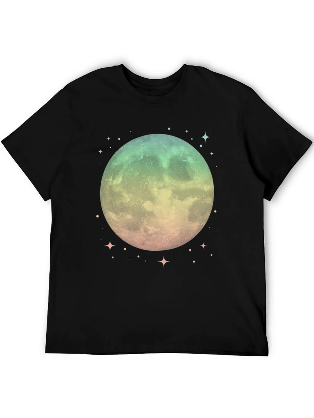 Mystic Moon Graphic Tee - Unisex Black T-Shirt