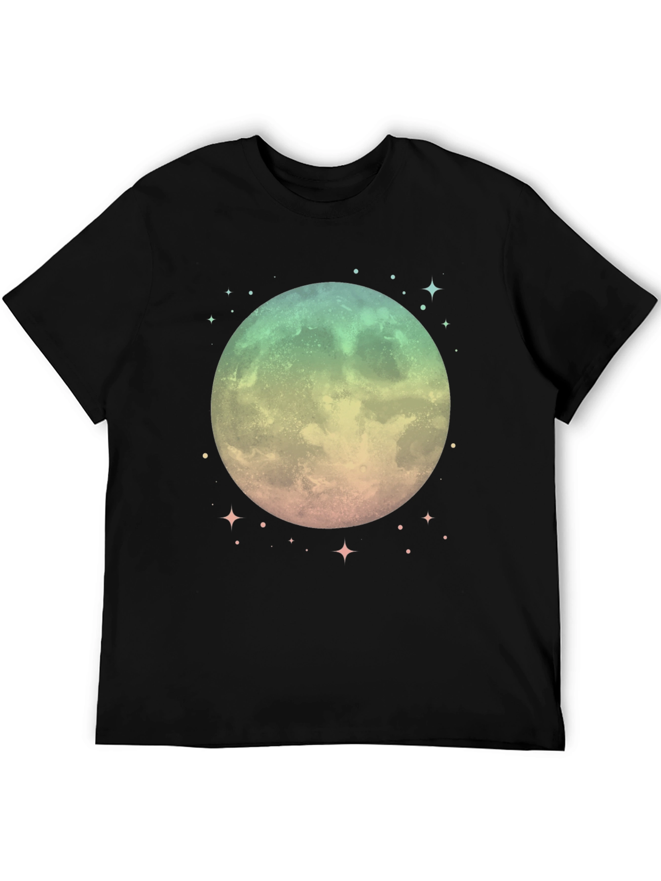 Mystic Moon Graphic Tee - Unisex Black T-Shirt