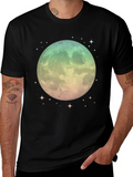 Mystic Moon Graphic Tee - Unisex Black T-Shirt