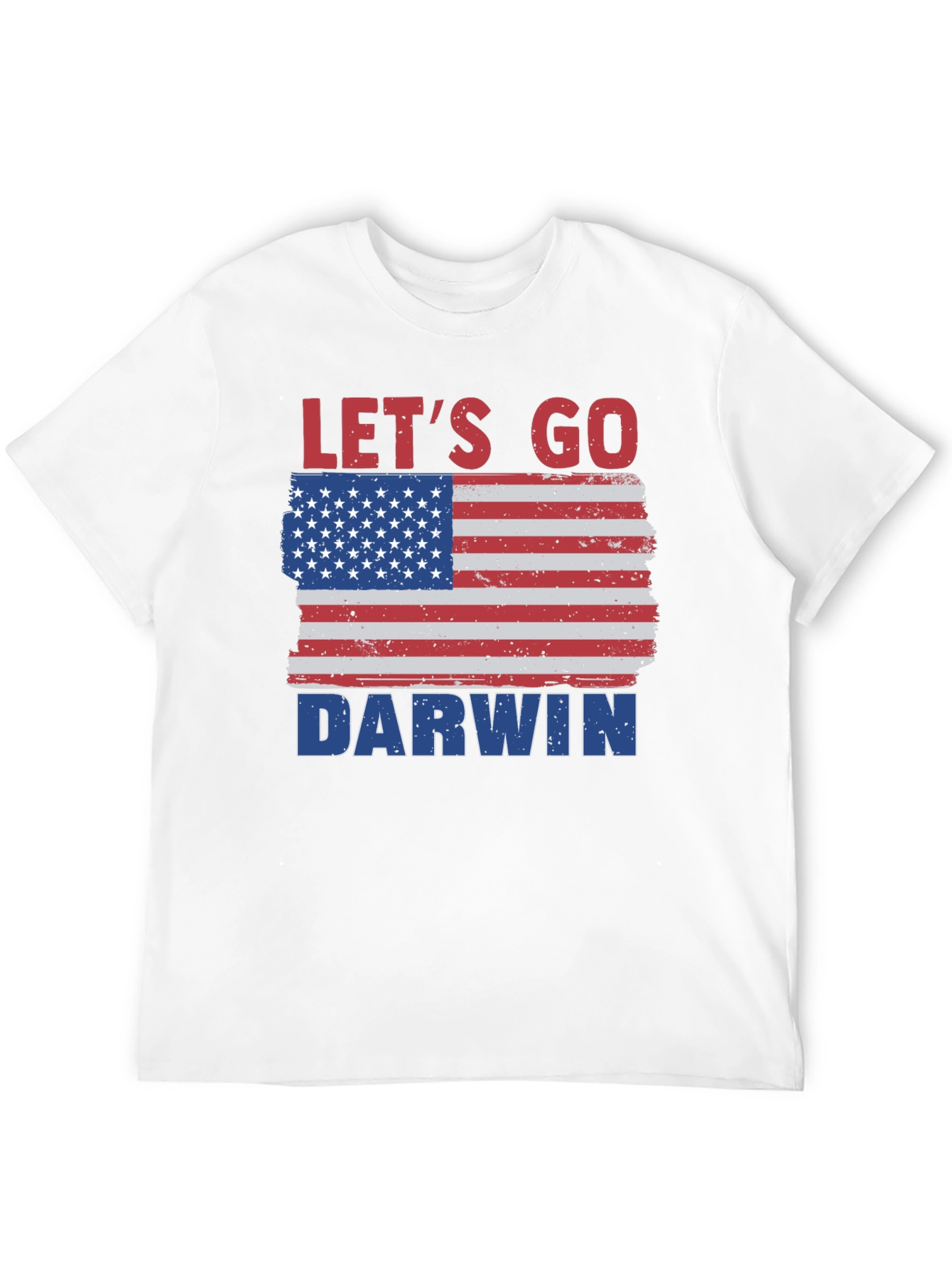Lets Go Darwin American Flag T-Shirt
