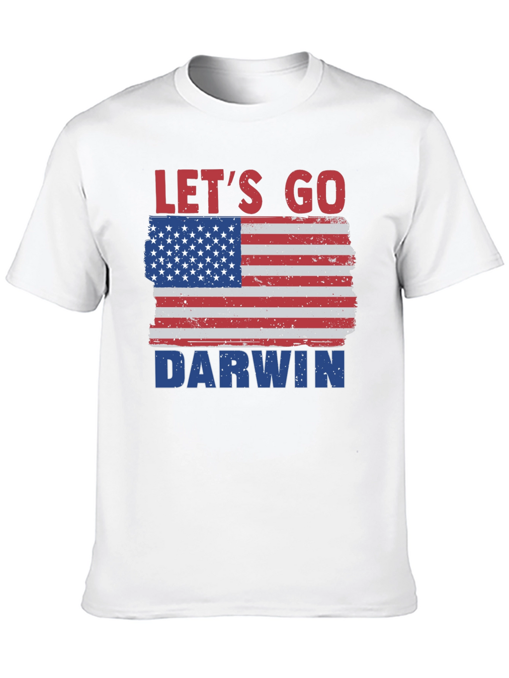 Lets Go Darwin American Flag T-Shirt