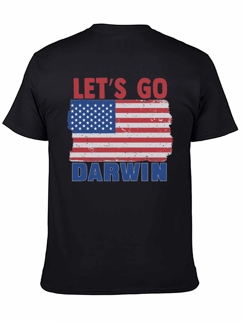 Lets Go Darwin American Flag T-Shirt