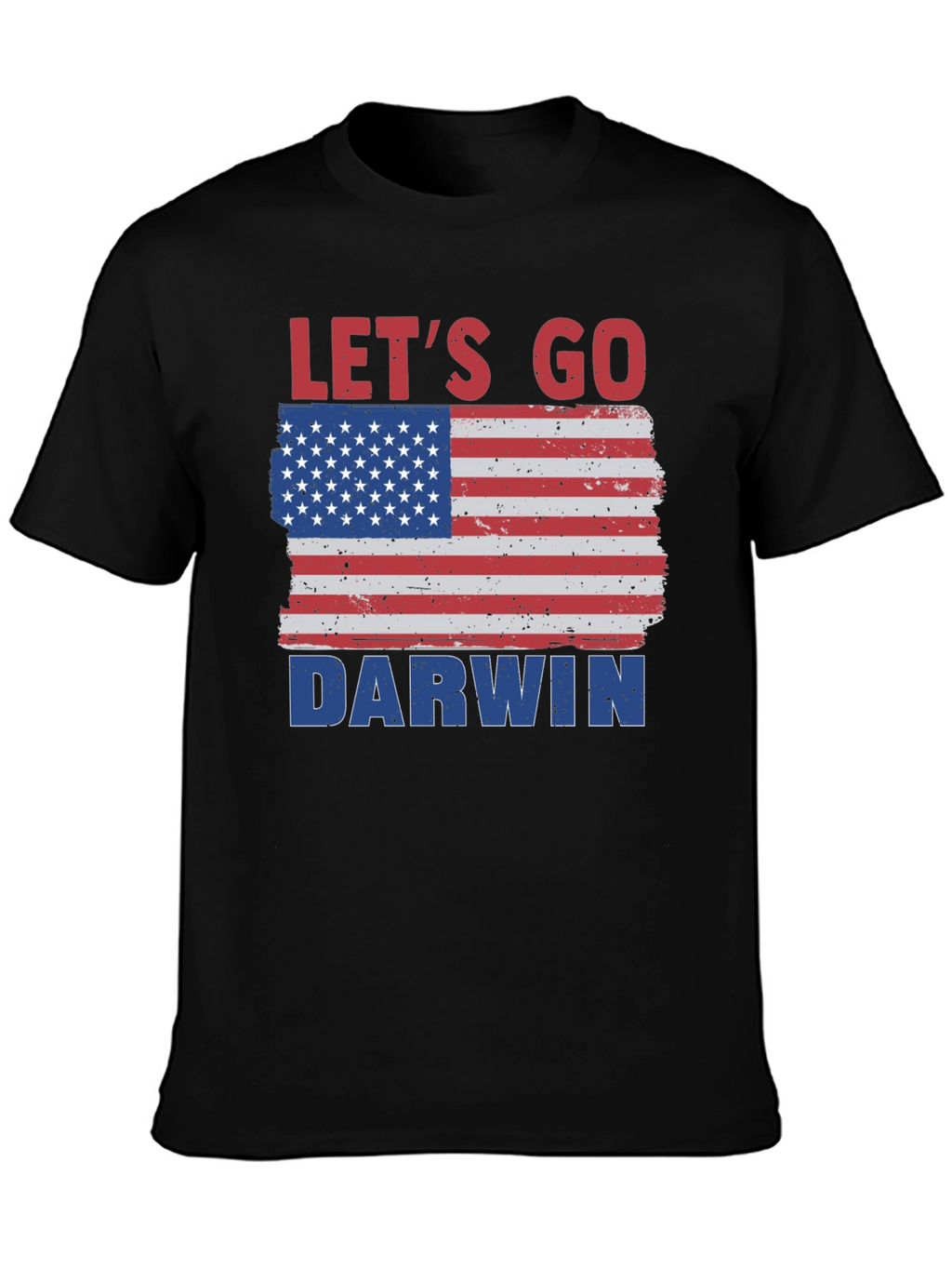 Lets Go Darwin American Flag T-Shirt