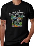 Easily Distracted by Plants Graphic T-Shirt