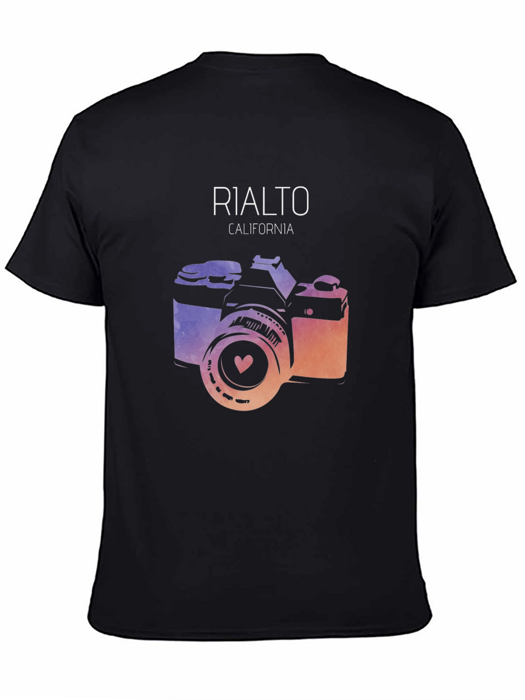 Rialto California Camera Graphic Tee