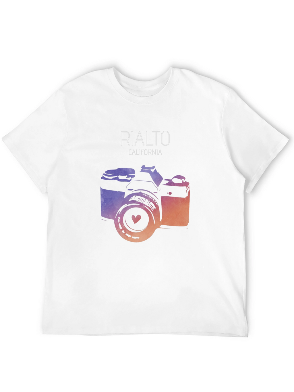 Rialto California Camera Graphic Tee