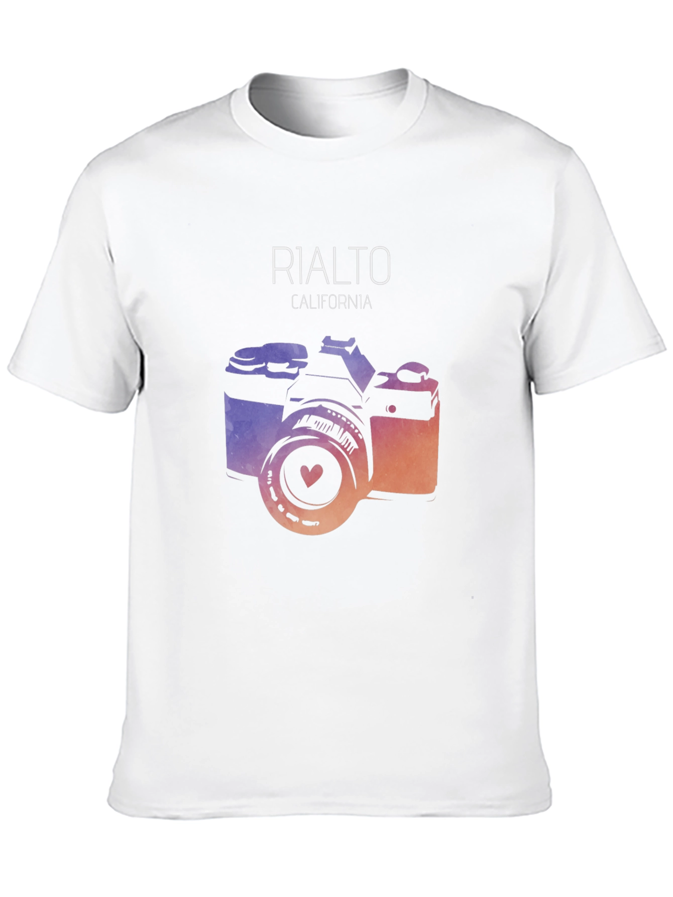 Rialto California Camera Graphic Tee