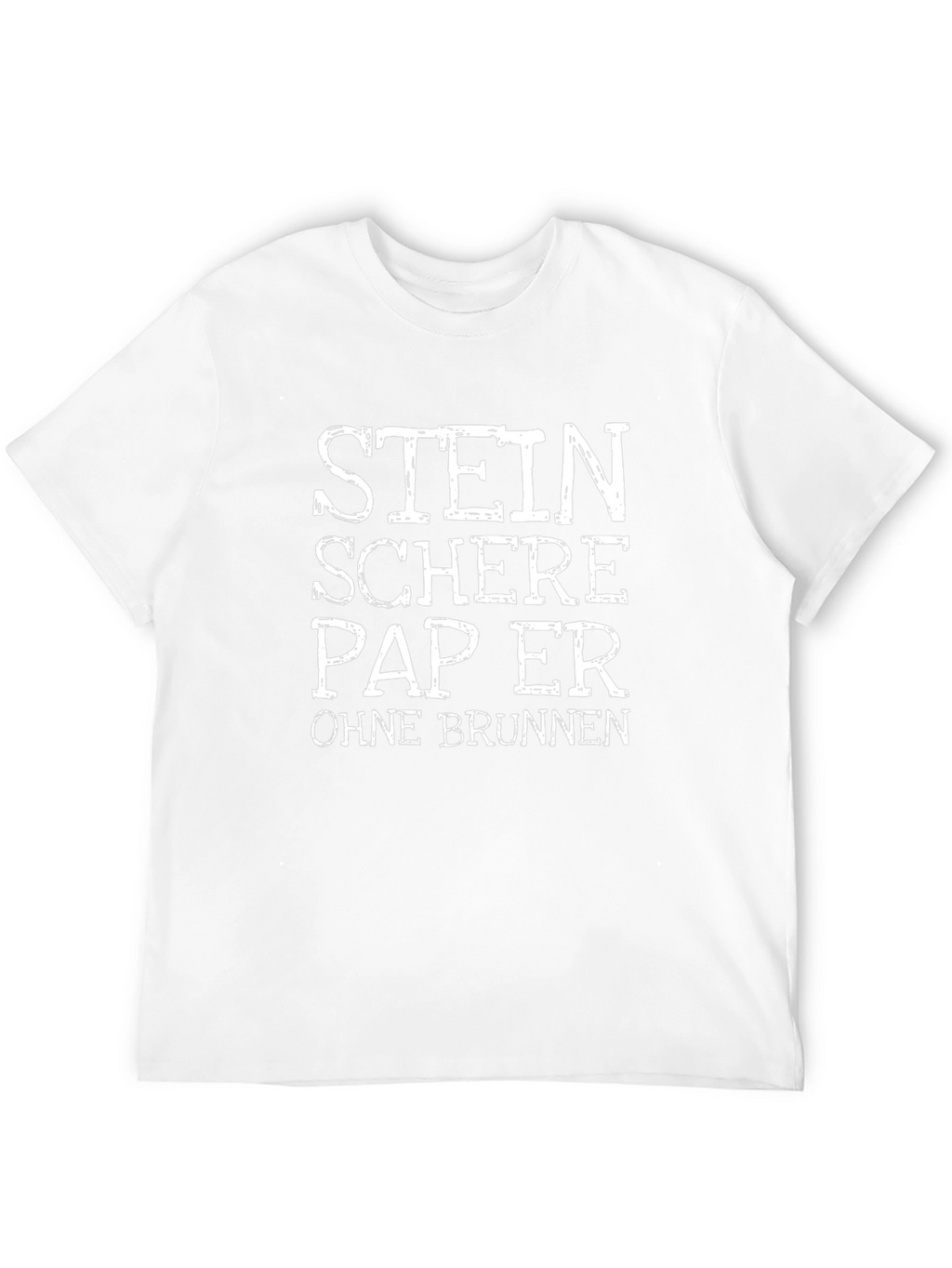 Stein Schere Papier Shirt - Mens Black Tee
