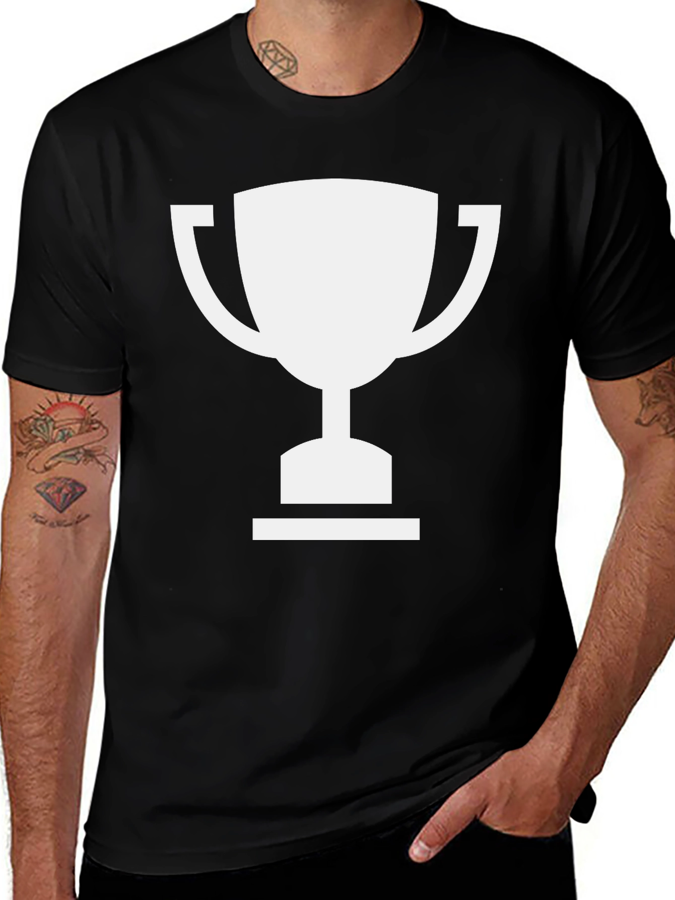 Trophy Graphic Tee - Champion Style T-Shirt