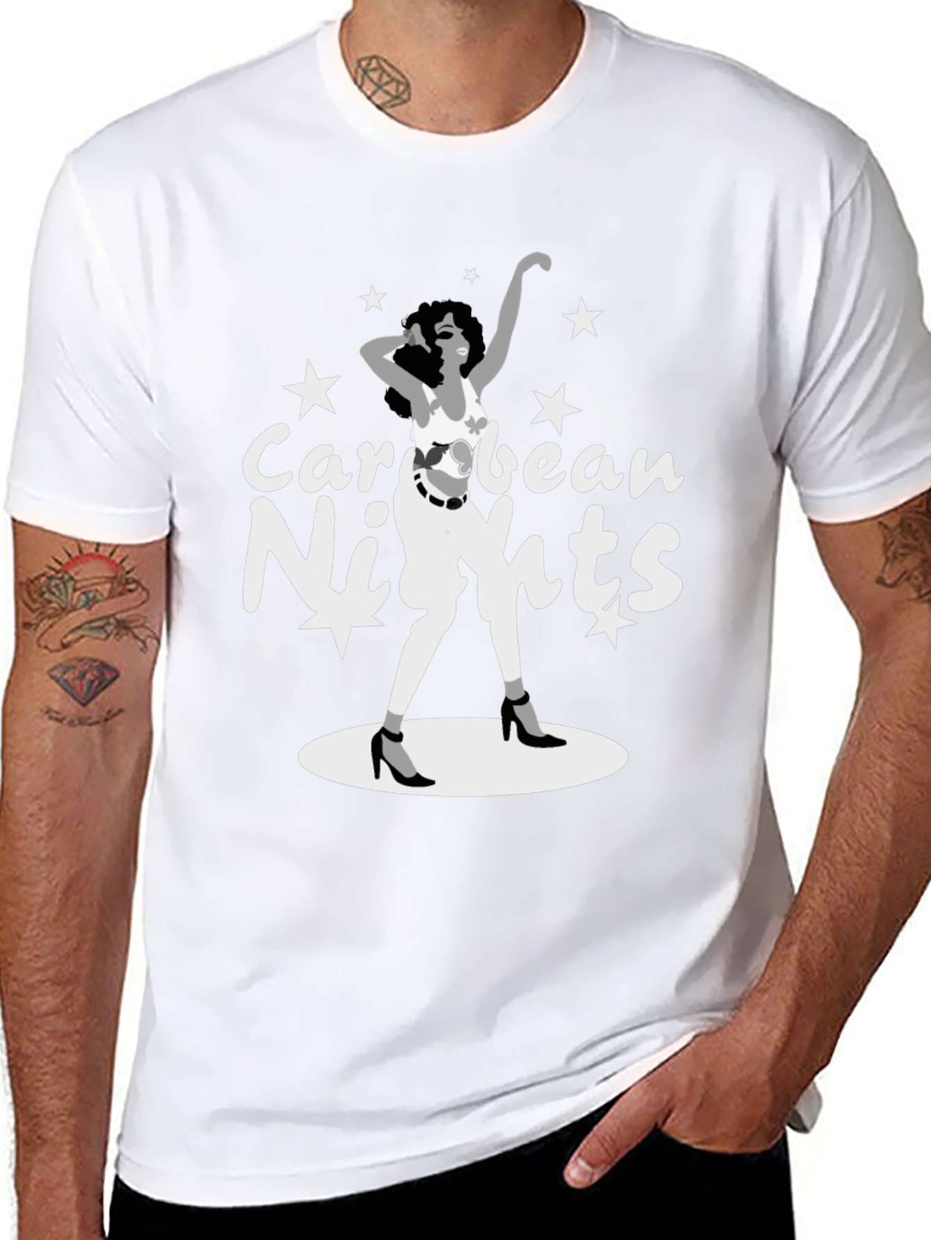Caribbean Nights Graphic T-Shirt