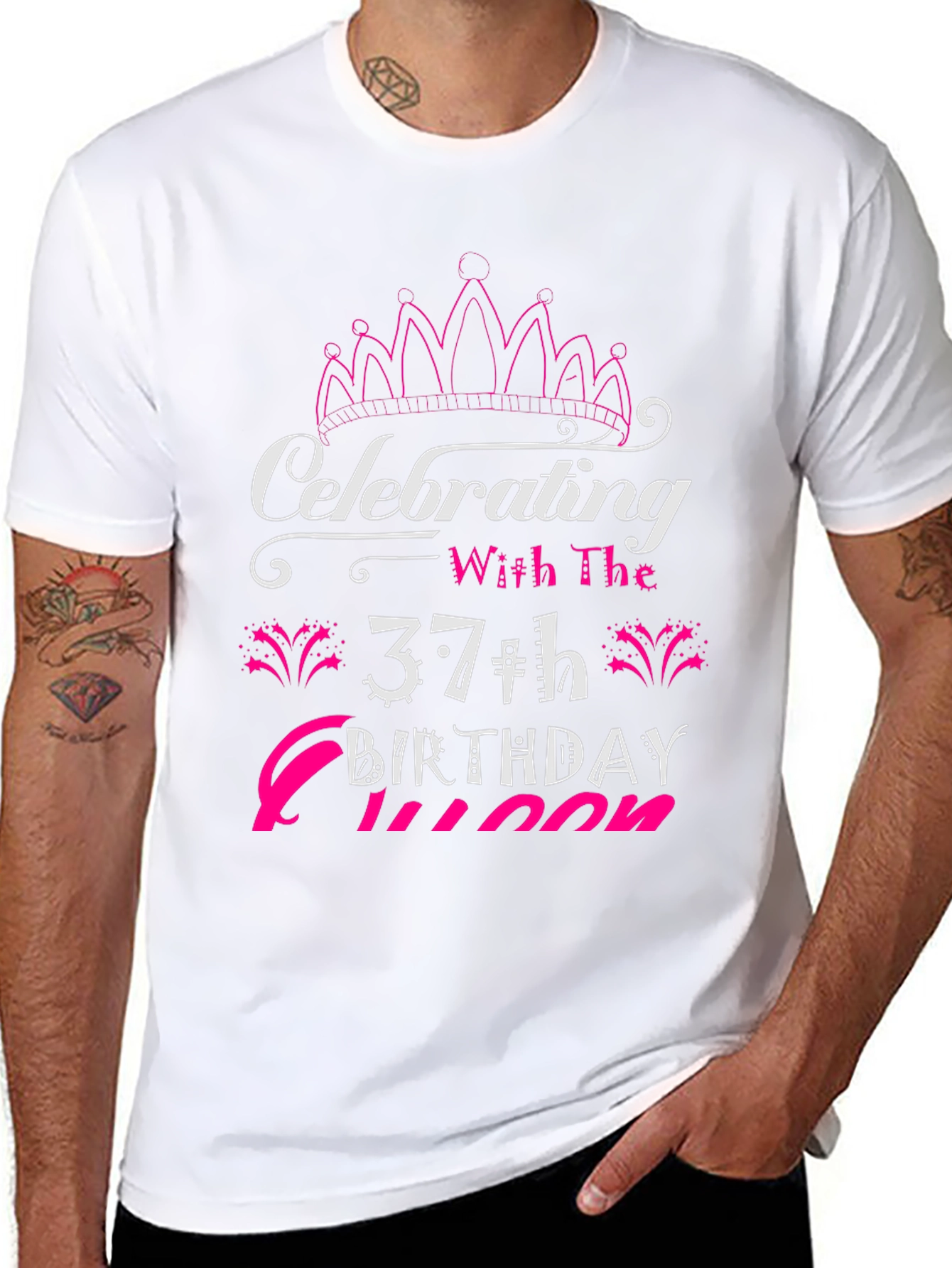 Celebrating 37th Birthday Queen T-Shirt