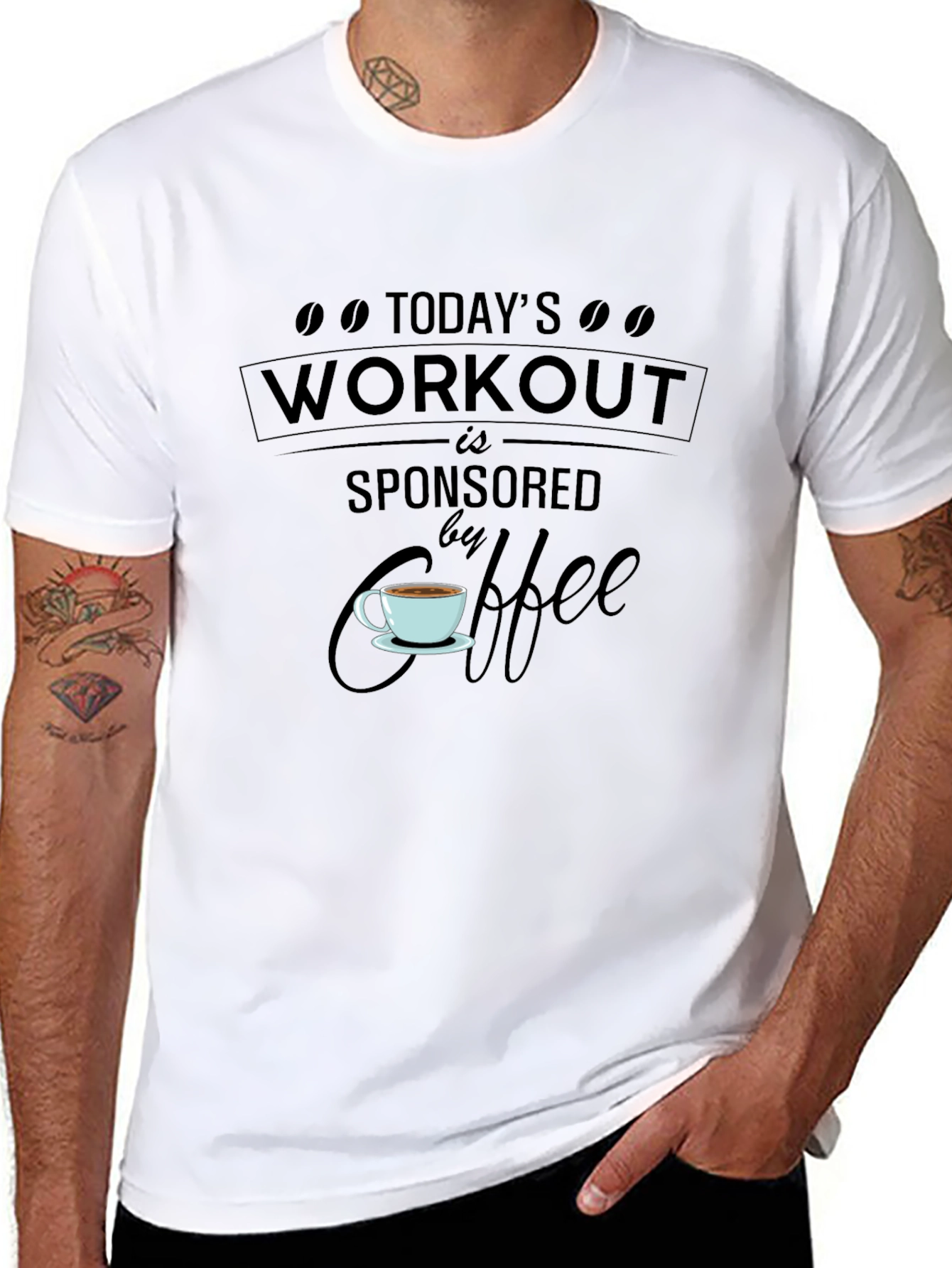 Workout Sponsored By Coffee T-Shirt