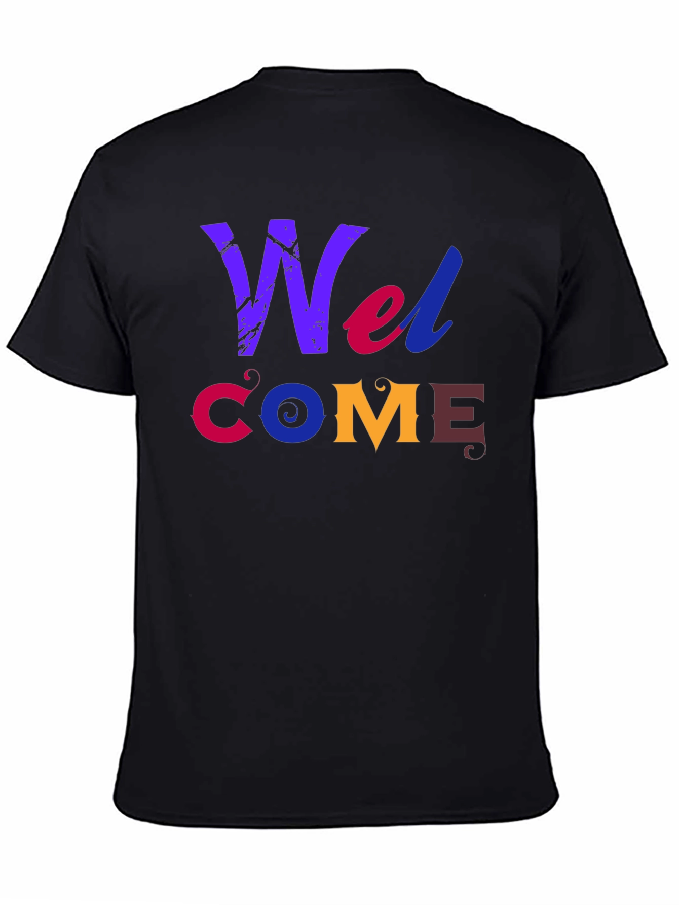 Welcome Graphic Print T-Shirt