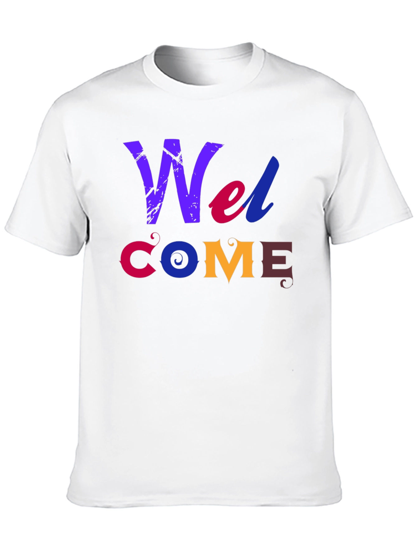 Welcome Graphic Print T-Shirt