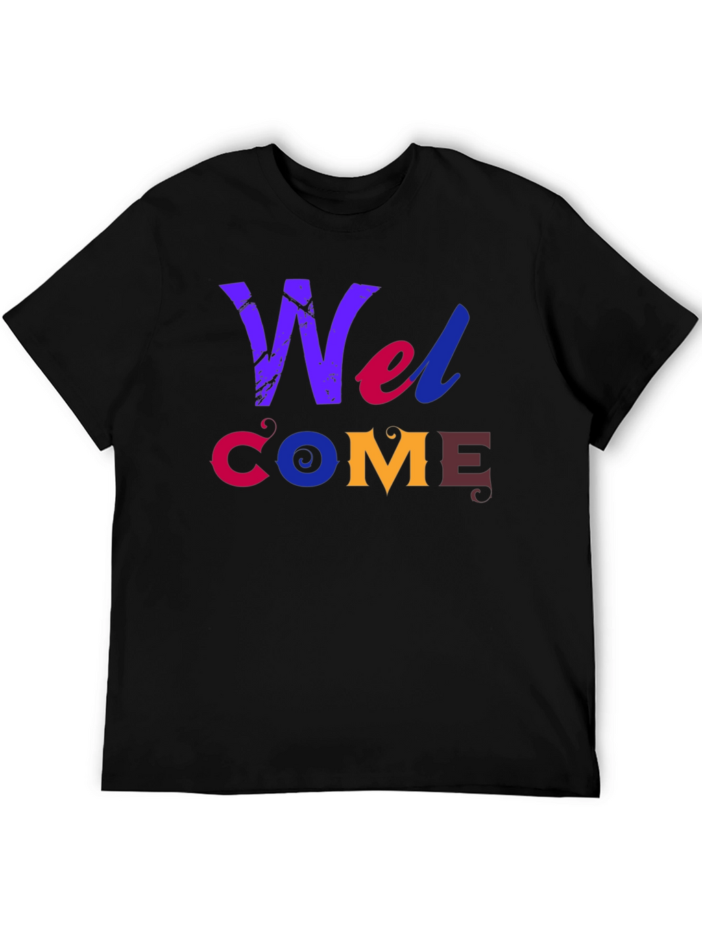 Welcome Graphic Print T-Shirt