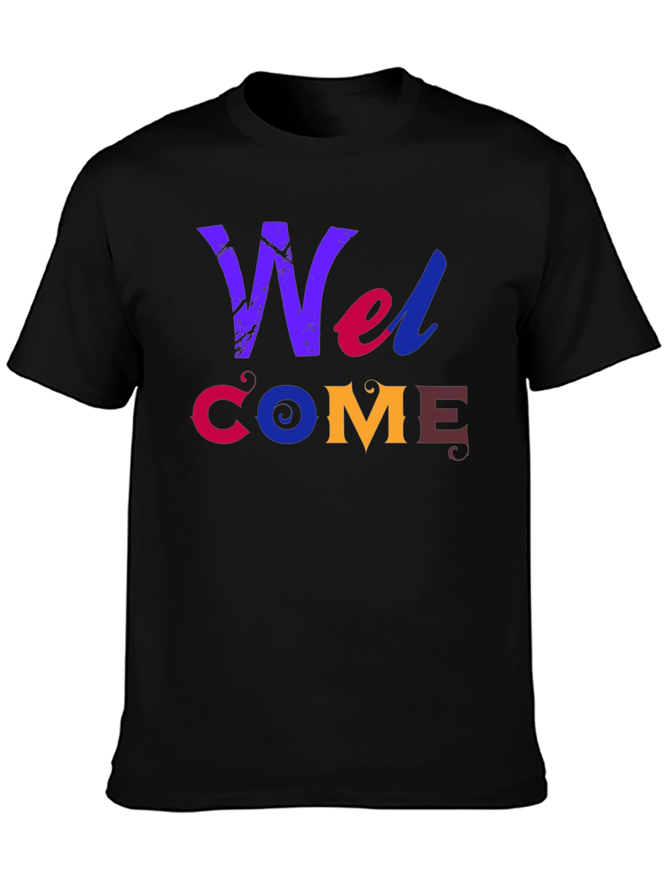 Welcome Graphic Print T-Shirt