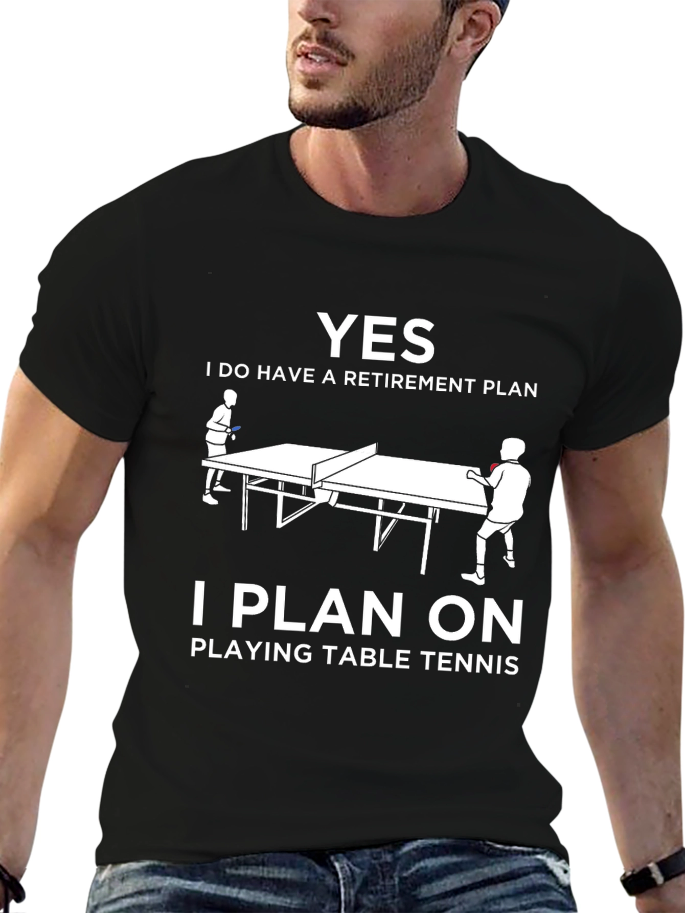 Retirement Plan Table Tennis T-Shirt