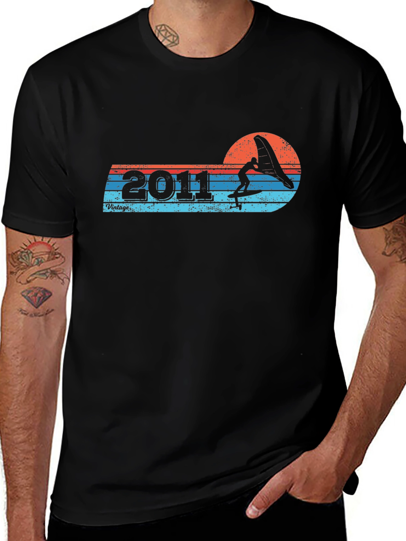 Vintage 2011 Kitesurfing T-Shirt