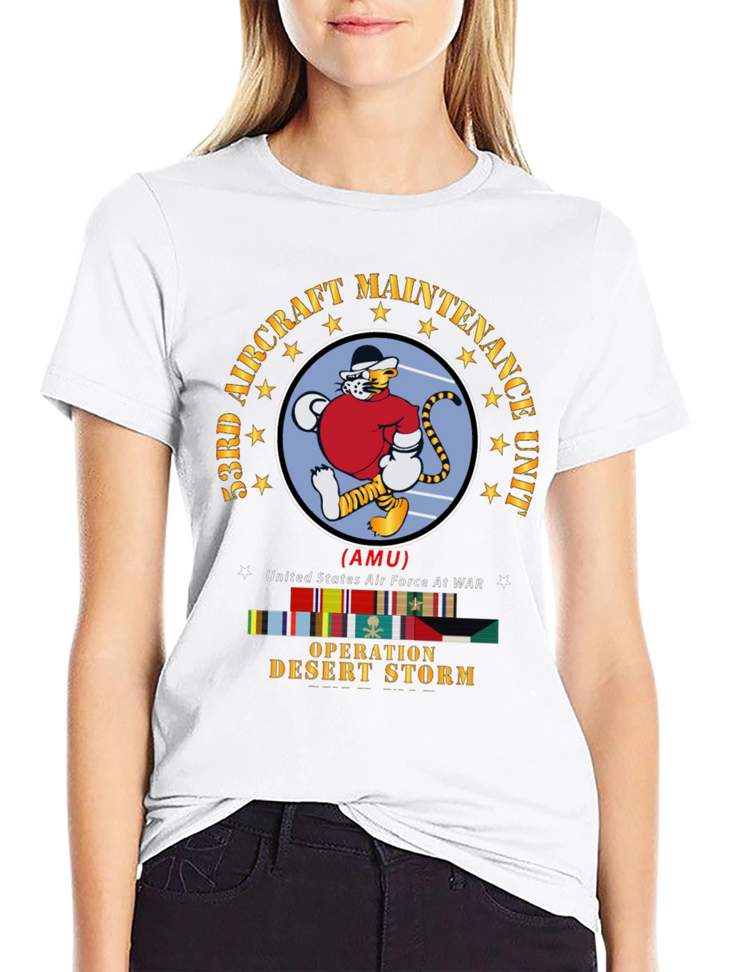 53rd Aircraft Maintenance Unit Operation Desert Storm T-Shirt