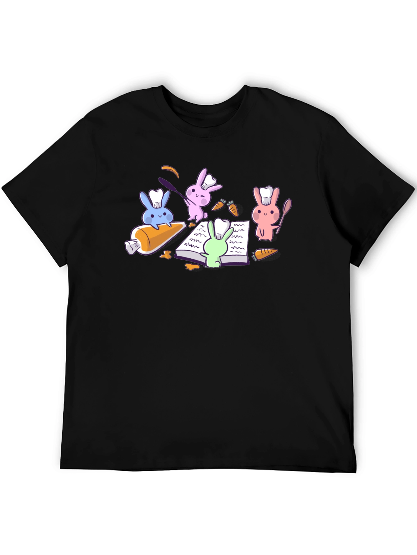 Chef Rabbits T-Shirt - Cute Culinary Crew