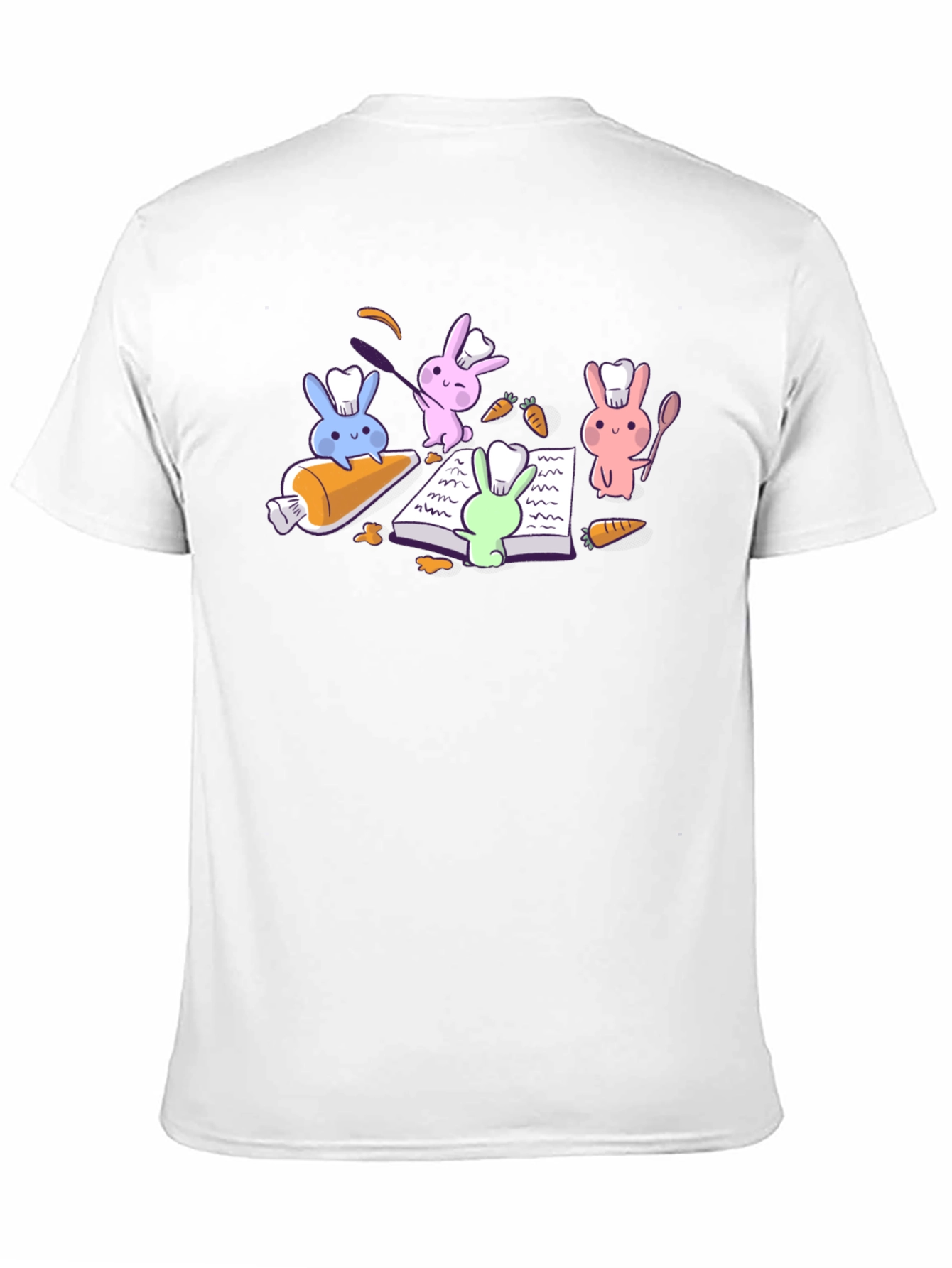 Chef Rabbits T-Shirt - Cute Culinary Crew