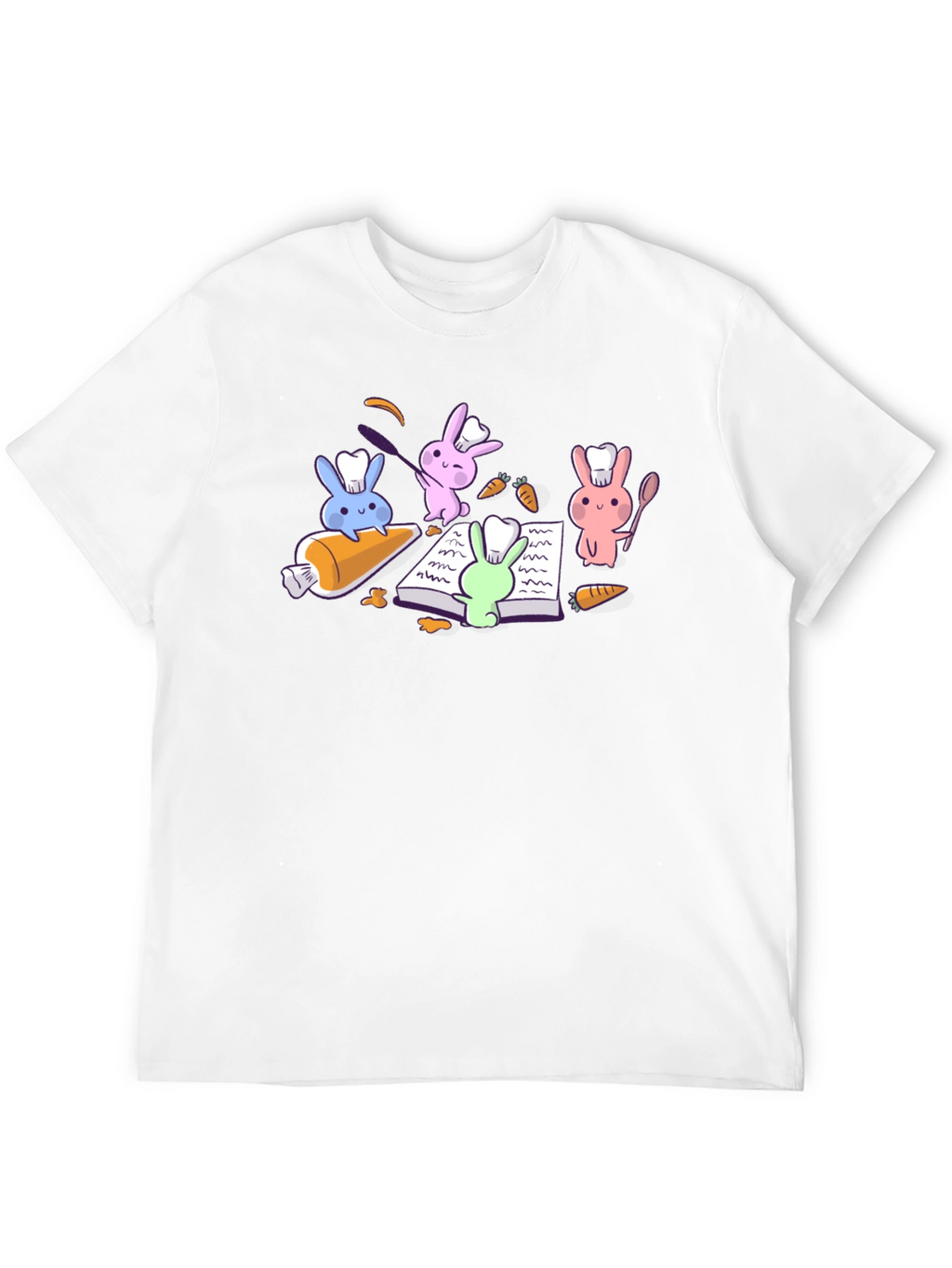 Chef Rabbits T-Shirt - Cute Culinary Crew