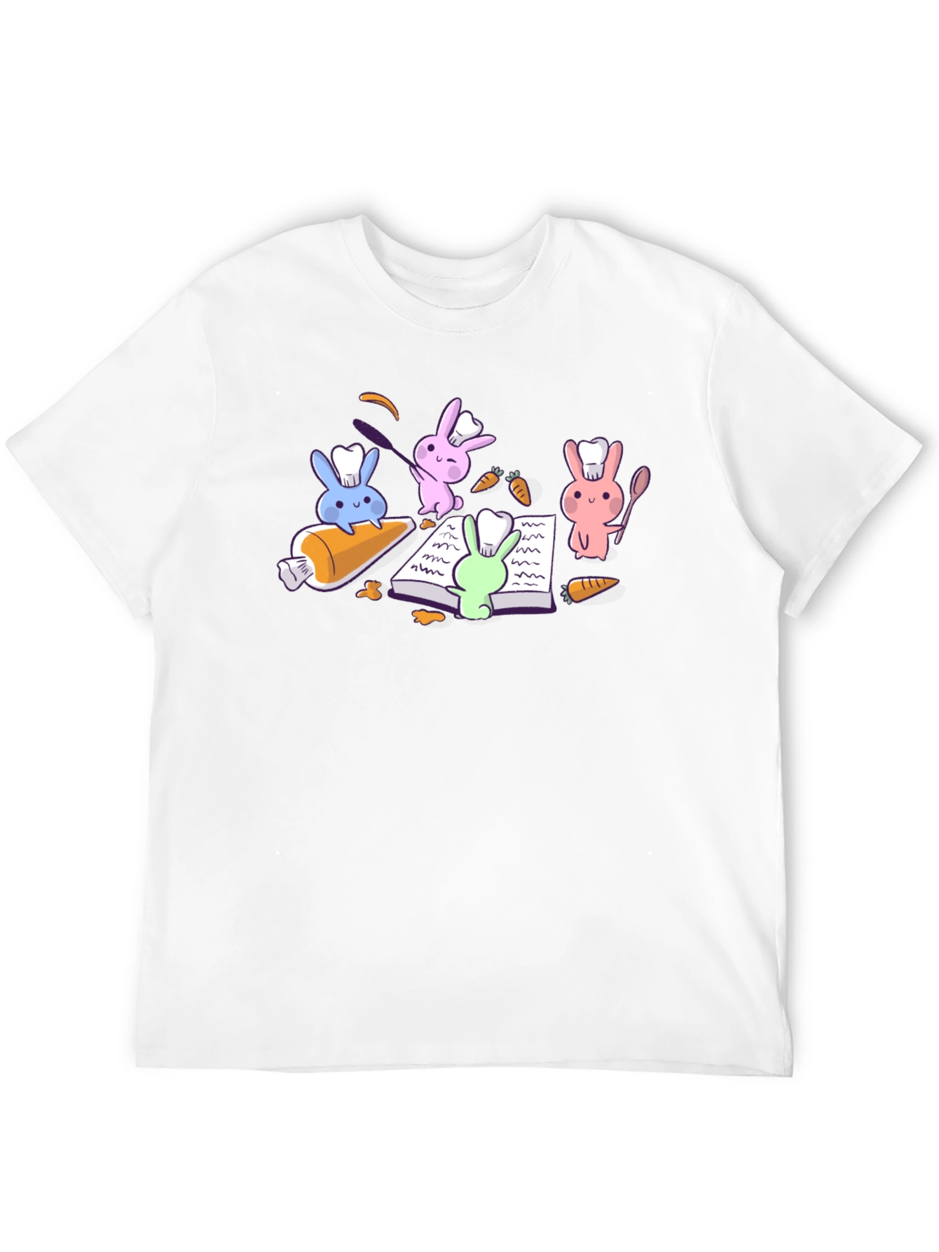 Chef Rabbits T-Shirt - Cute Culinary Crew