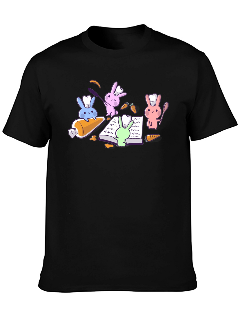 Chef Rabbits T-Shirt - Cute Culinary Crew