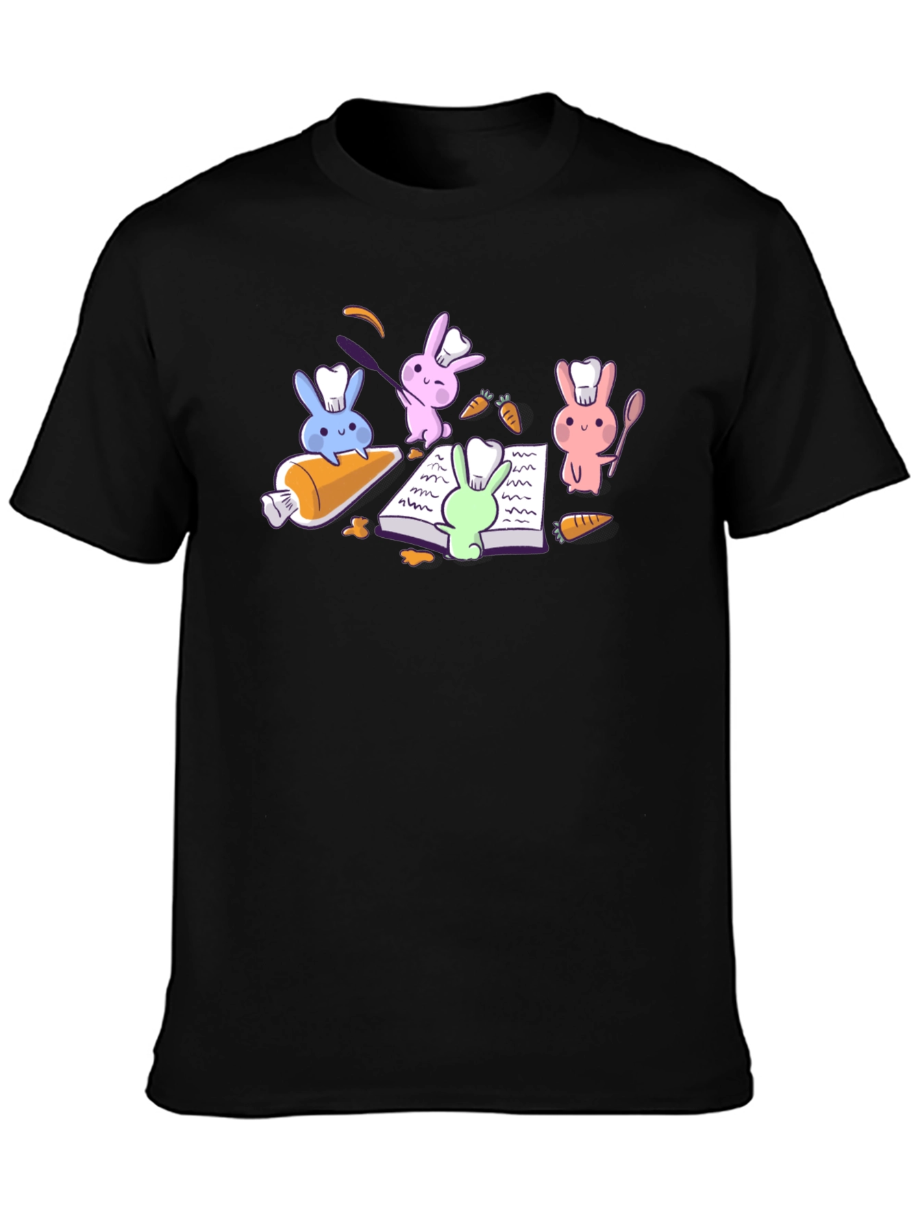 Chef Rabbits T-Shirt - Cute Culinary Crew