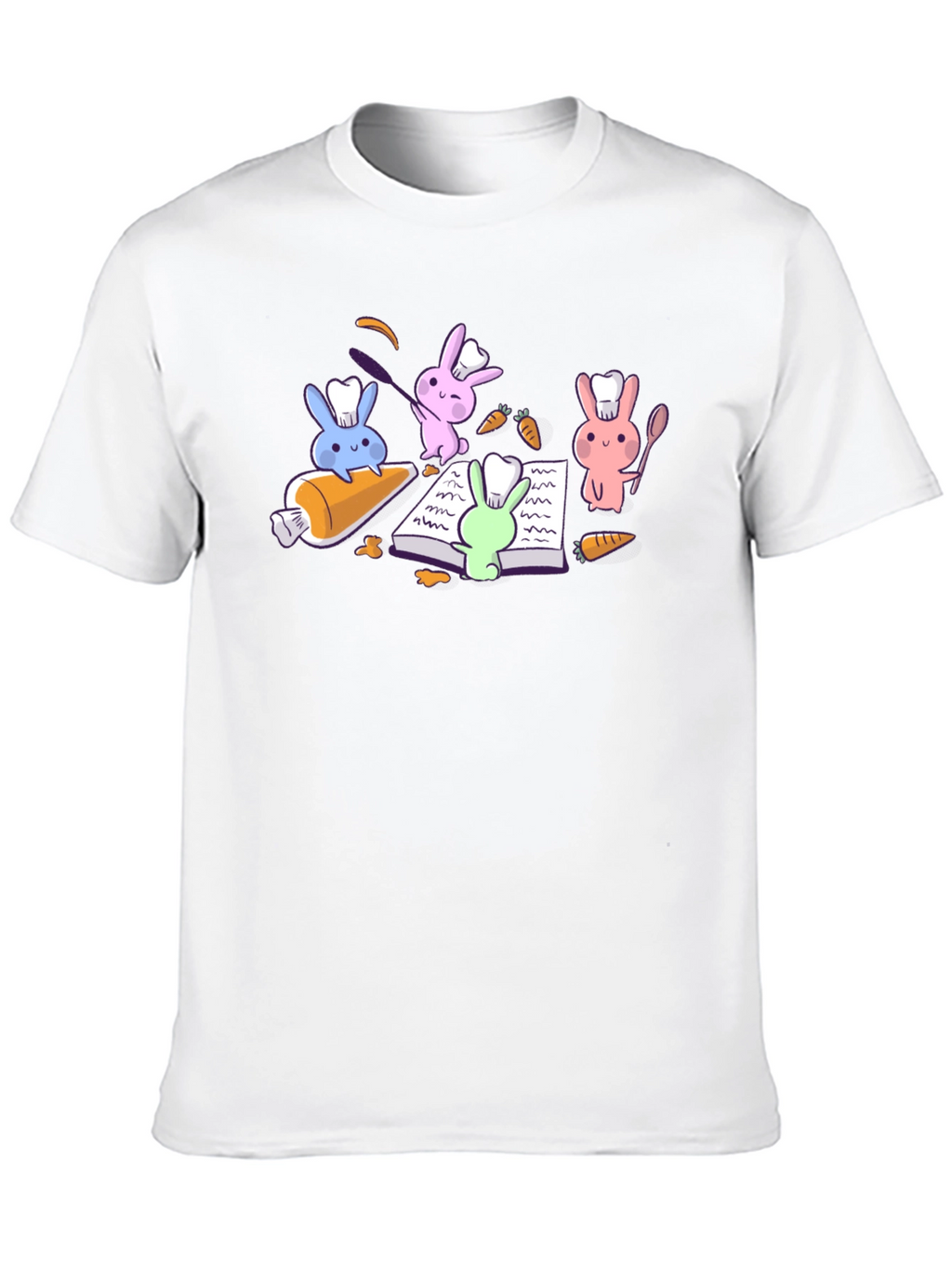 Chef Rabbits T-Shirt - Cute Culinary Crew