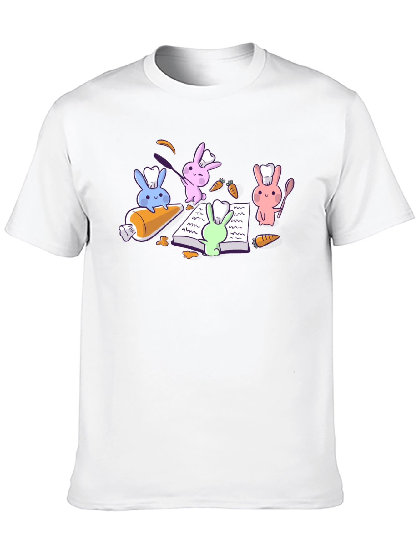 Chef Rabbits T-Shirt - Cute Culinary Crew
