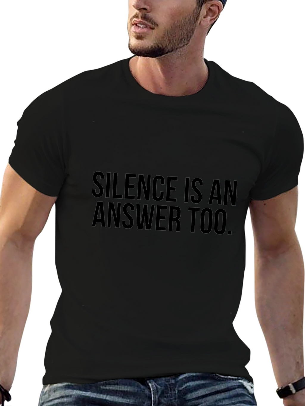 Silence Is An Answer Tee - Mens Graphic T-Shirt