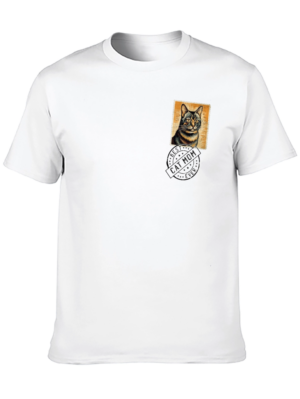 Best Cat Mom Ever Black T-Shirt
