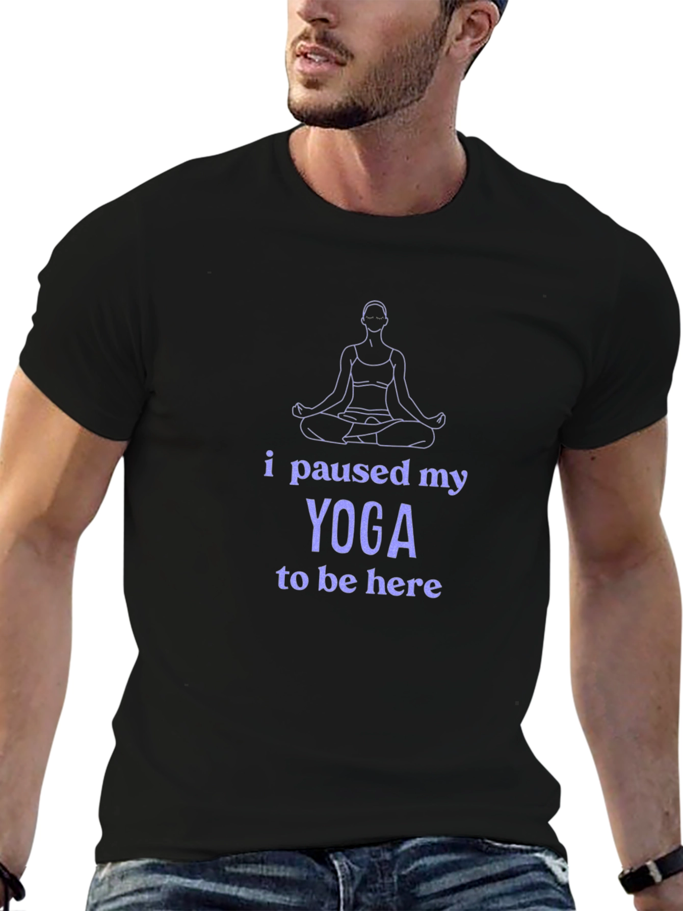 Yoga Lover T-Shirt - I Paused My Yoga