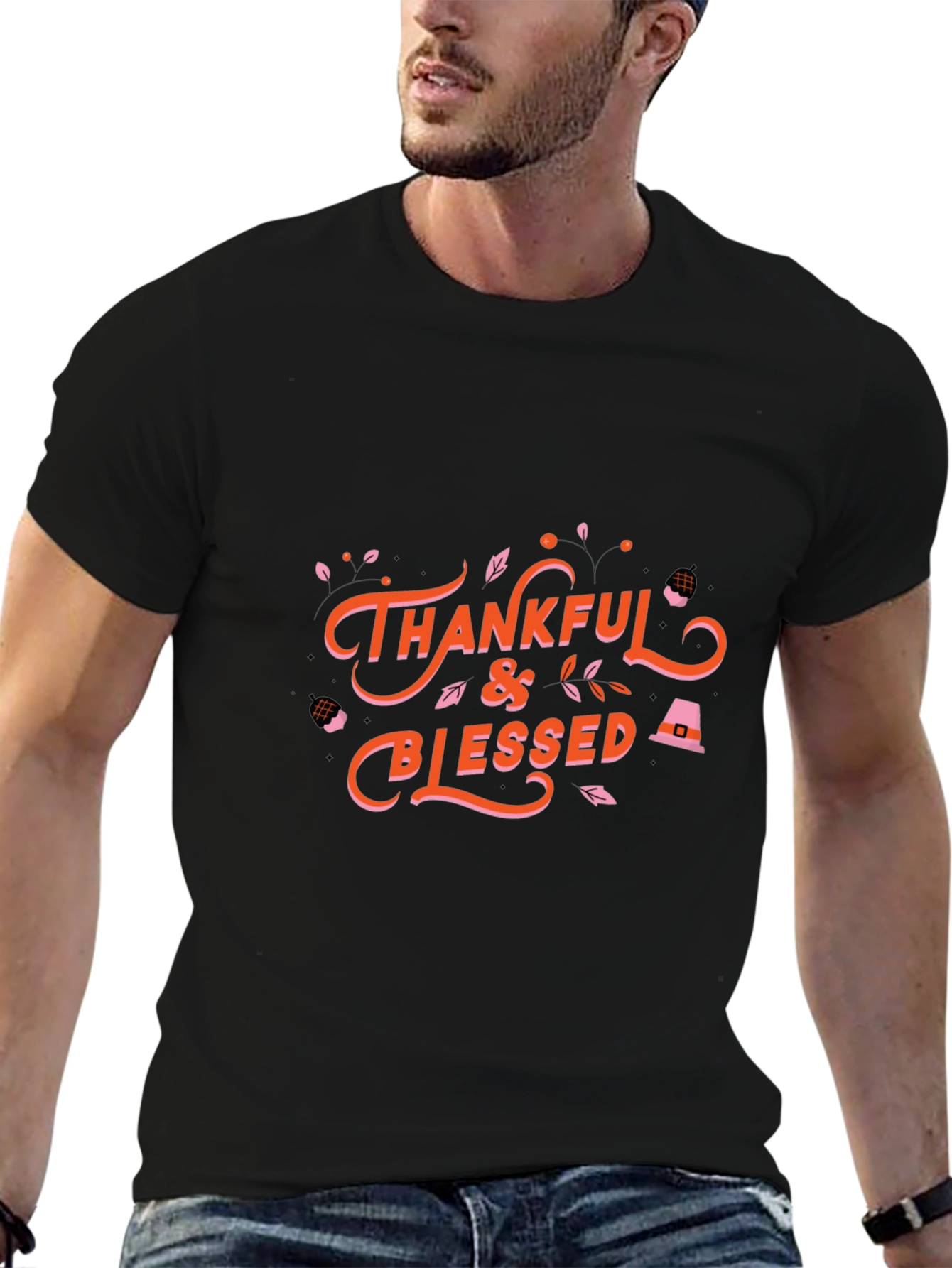 Thankful & Blessed Graphic Tee