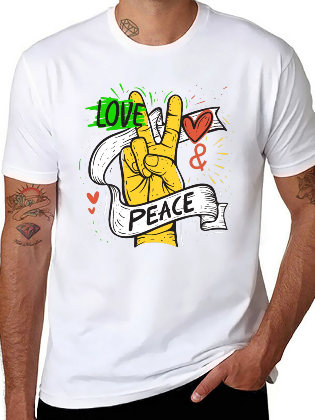 Love & Peace Graphic Tee
