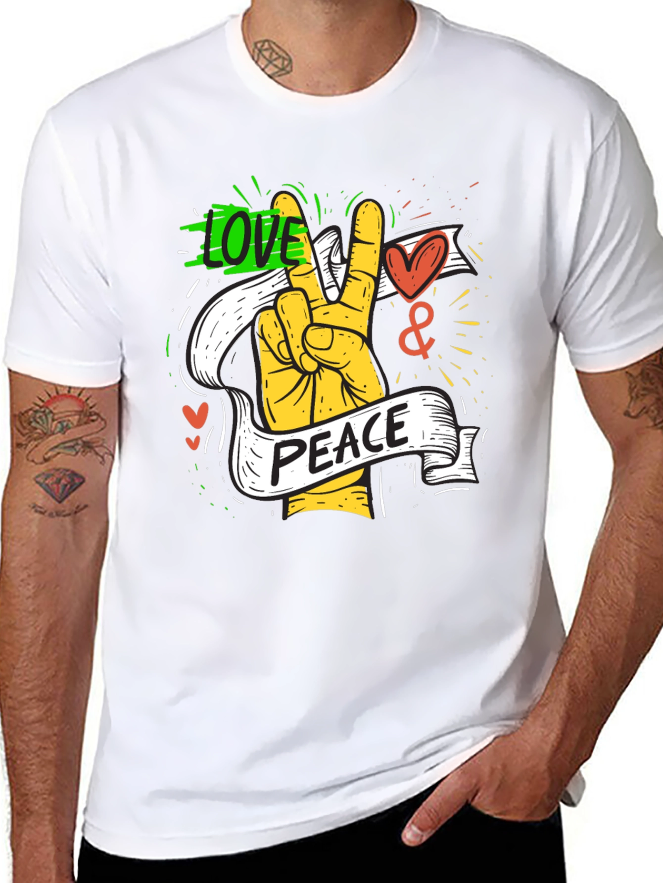 Love & Peace Graphic Tee