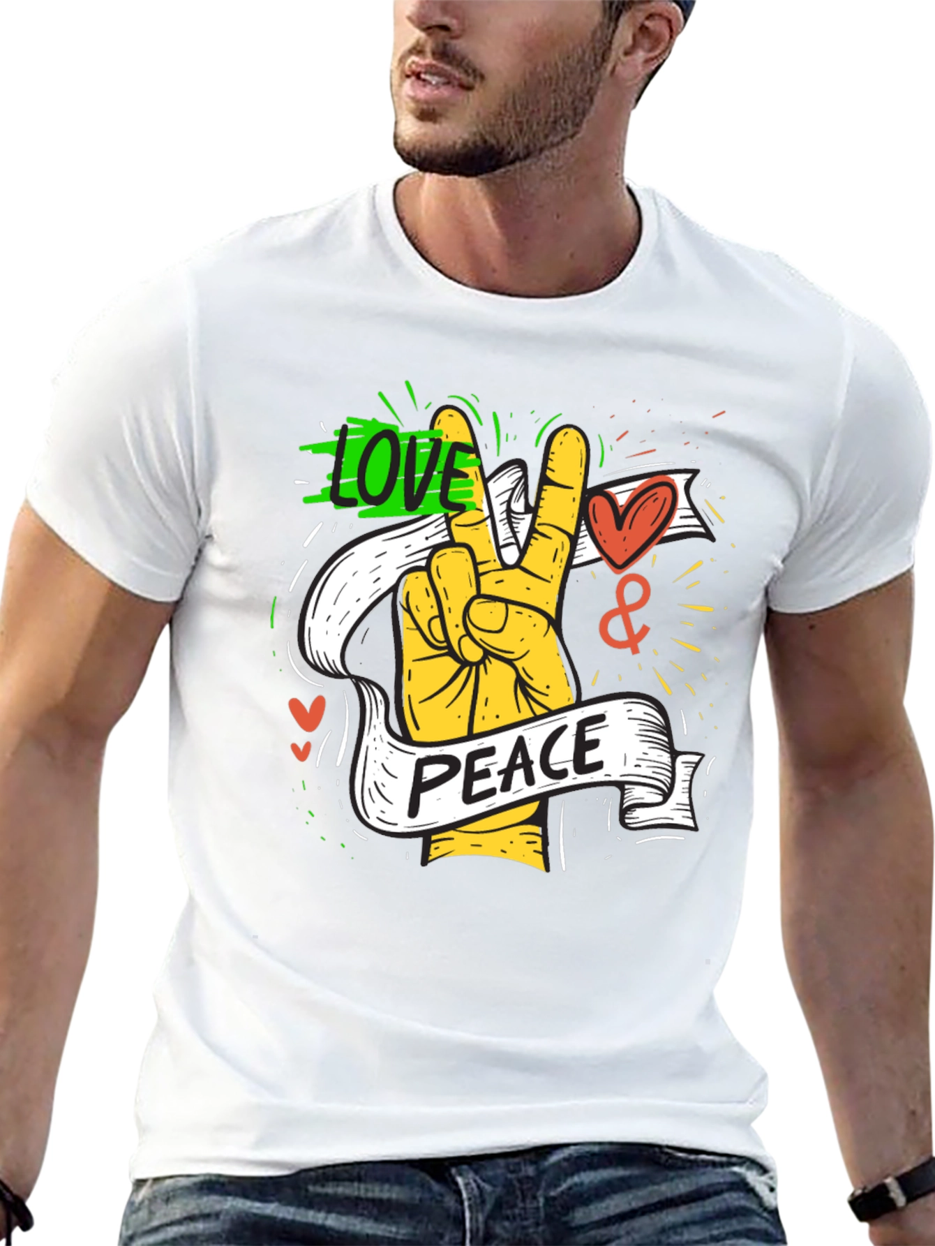 Love & Peace Graphic Tee