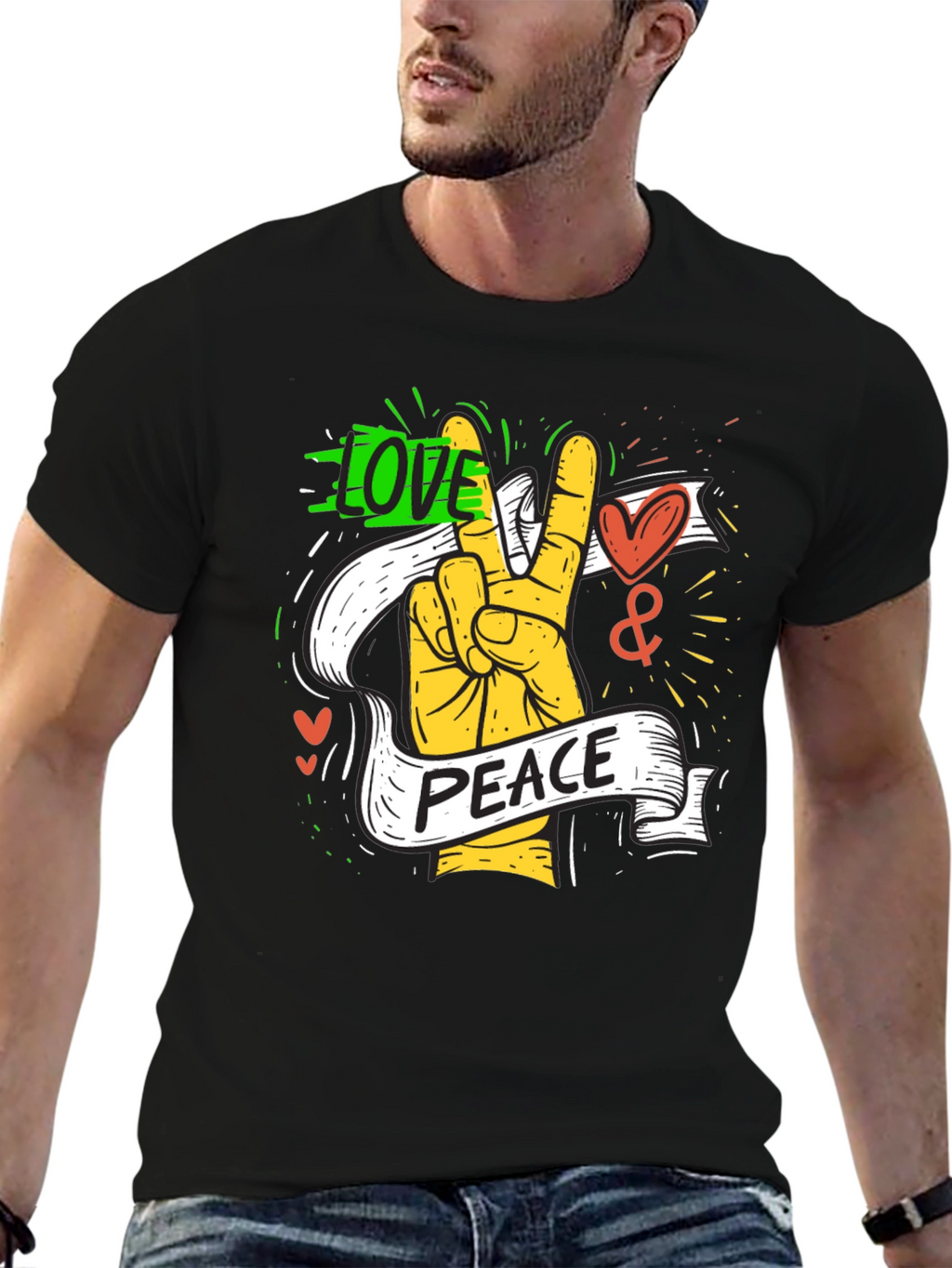 Love & Peace Graphic Tee