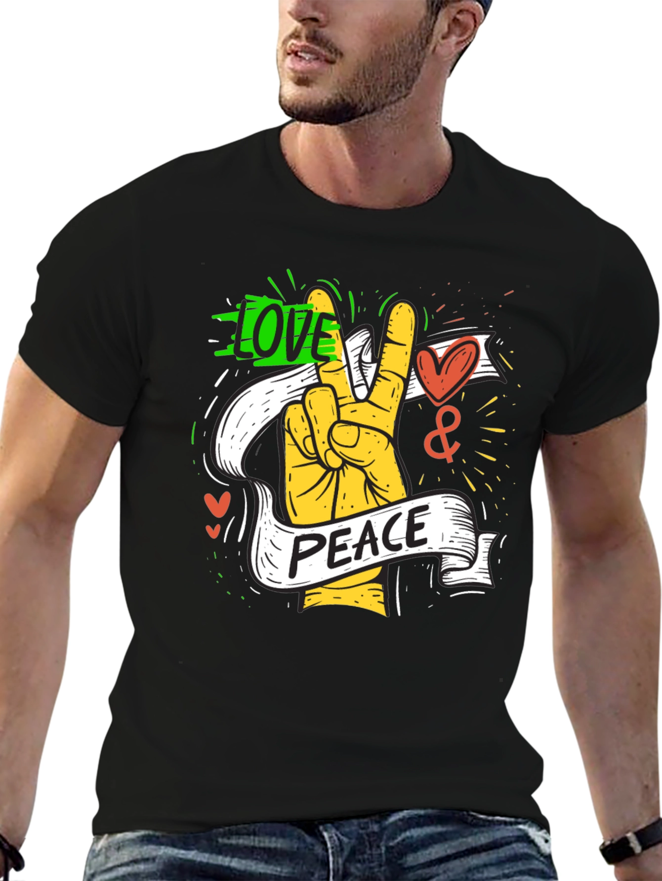 Love & Peace Graphic Tee