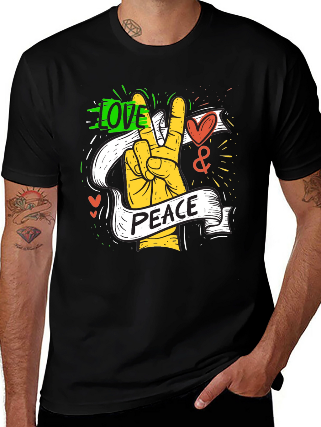 Love & Peace Graphic Tee