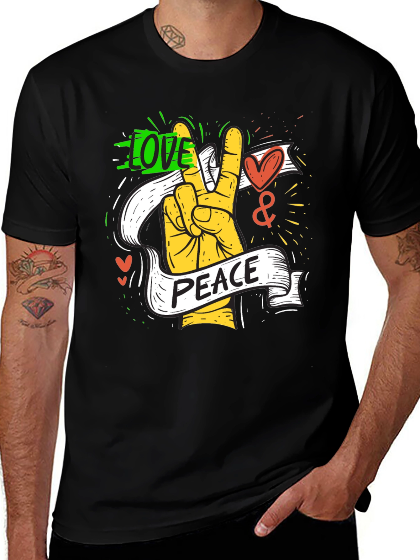 Love & Peace Graphic Tee