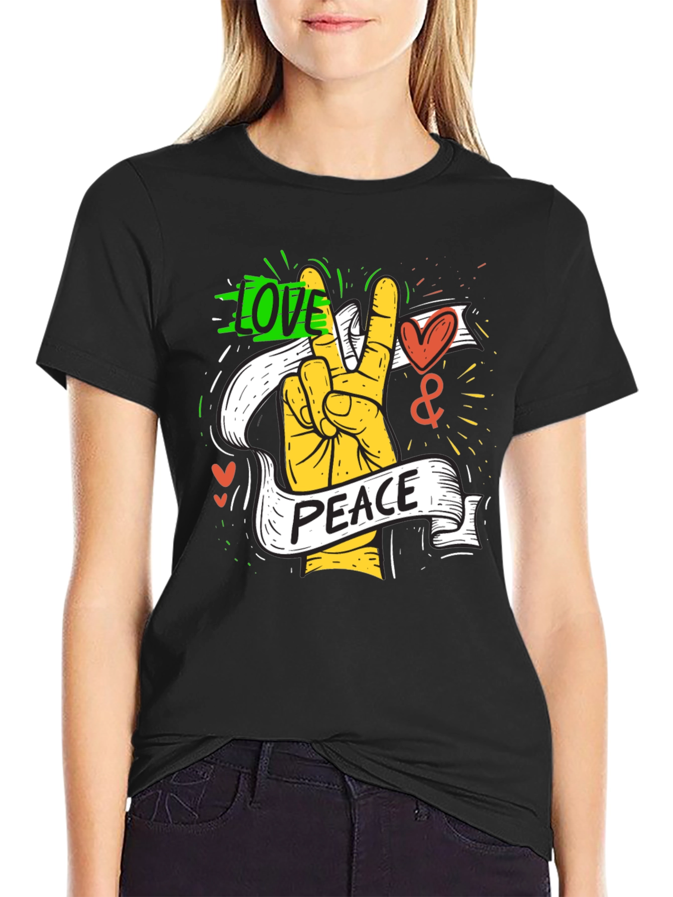 Love & Peace Graphic Tee