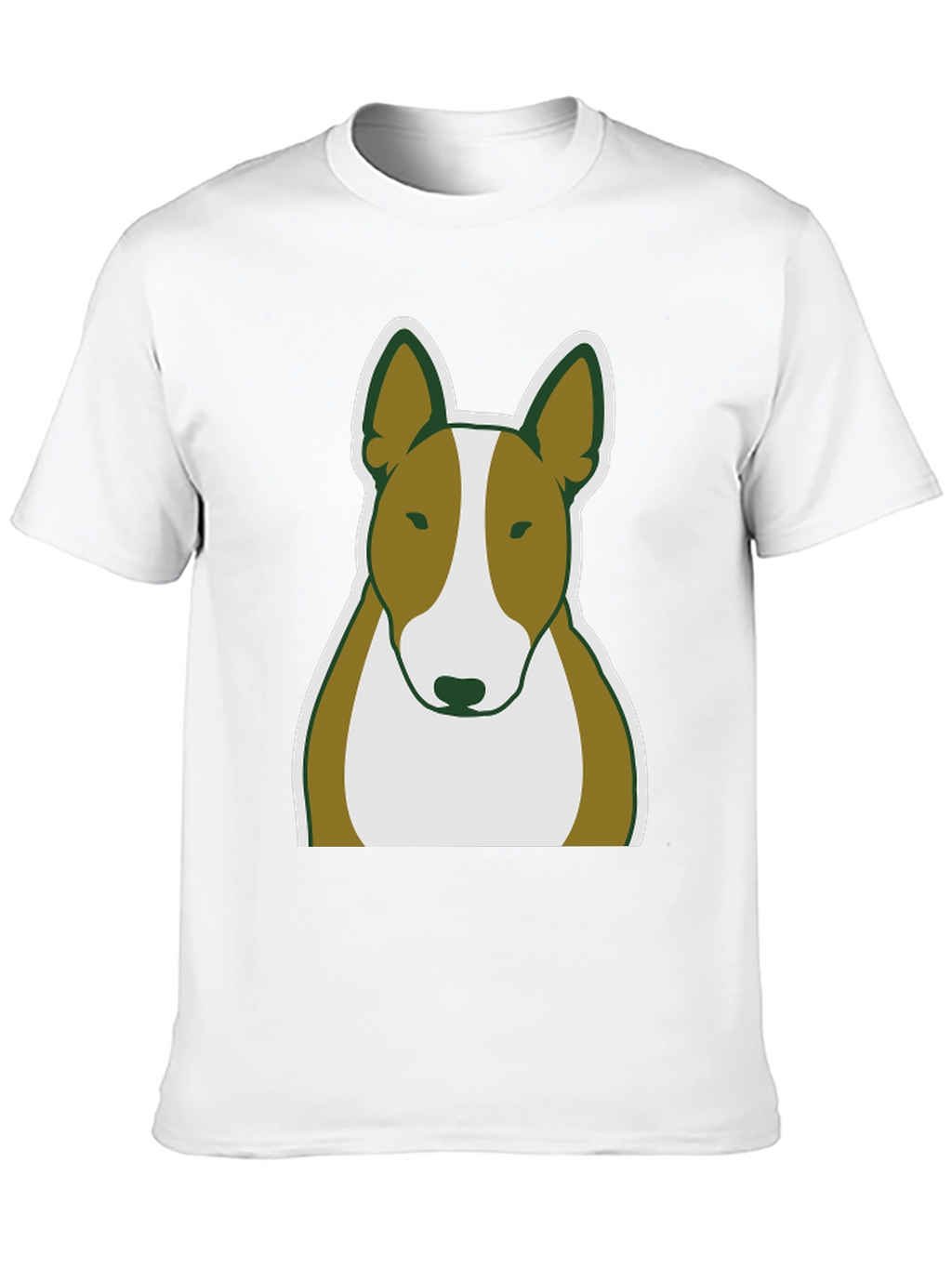 Bull Terrier Dog Graphic Tee - Casual Wear