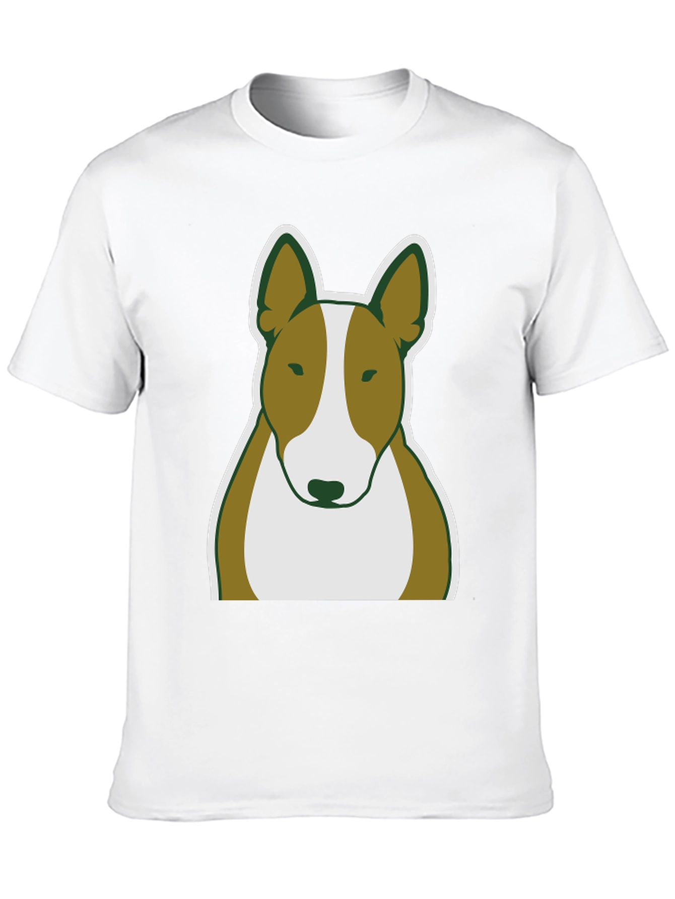 Bull Terrier Dog Graphic Tee - Casual Wear