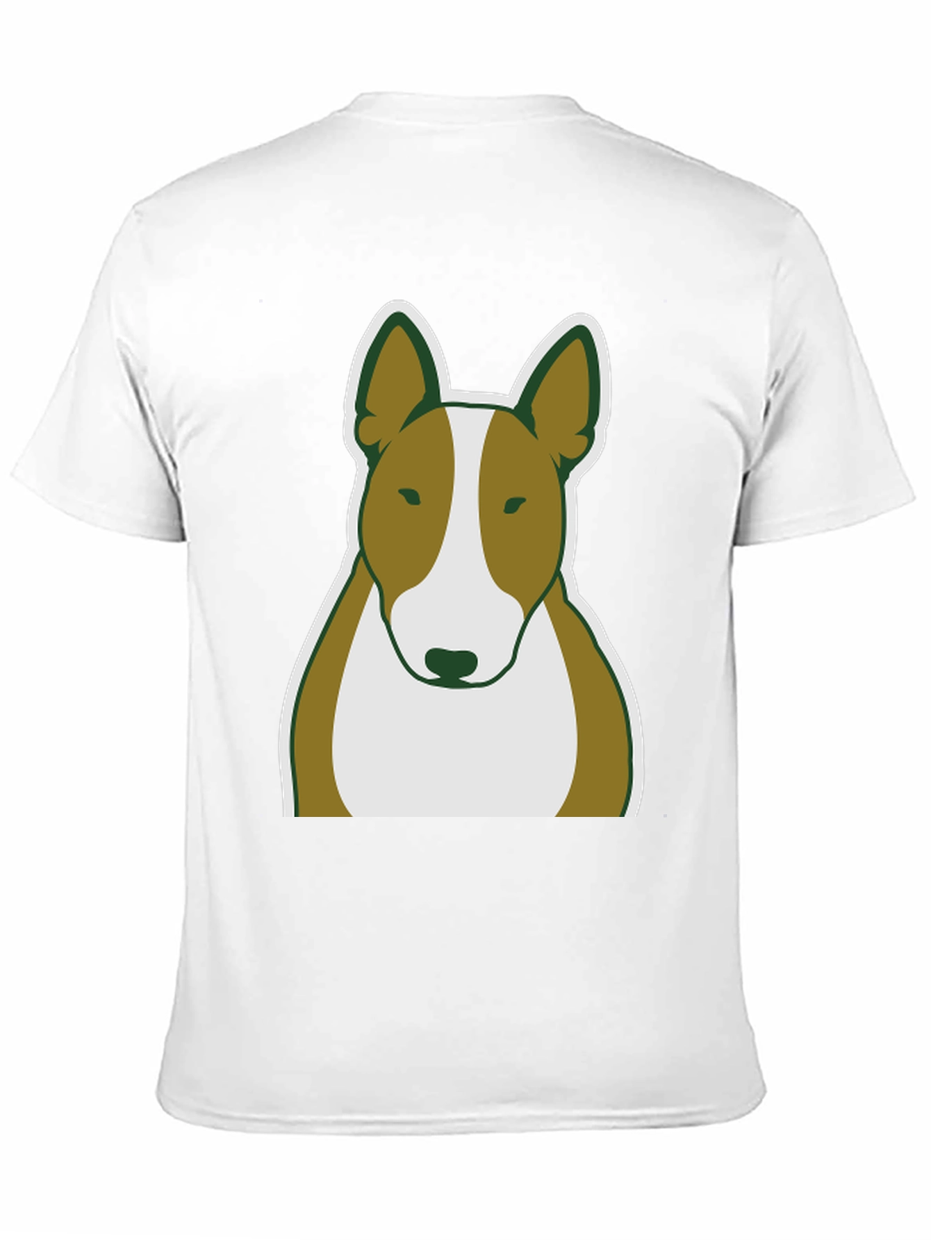 Bull Terrier Dog Graphic Tee - Casual Wear