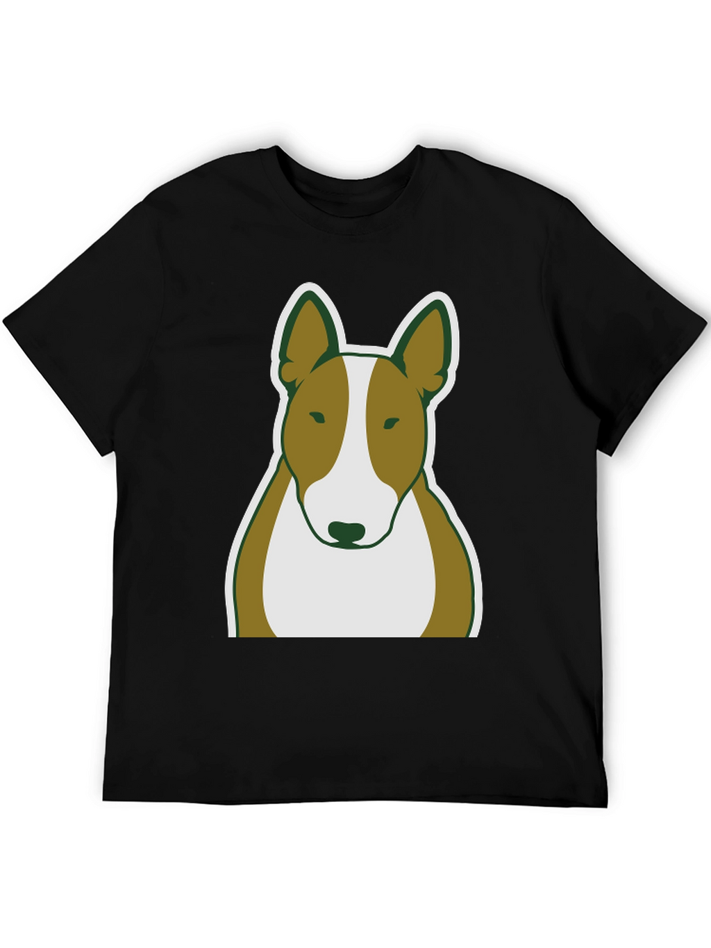 Bull Terrier Dog Graphic Tee - Casual Wear