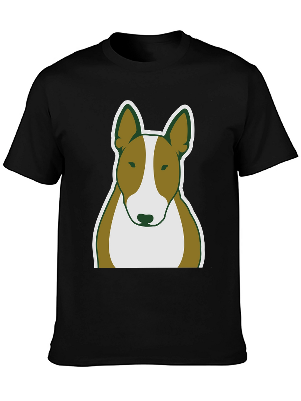 Bull Terrier Dog Graphic Tee - Casual Wear