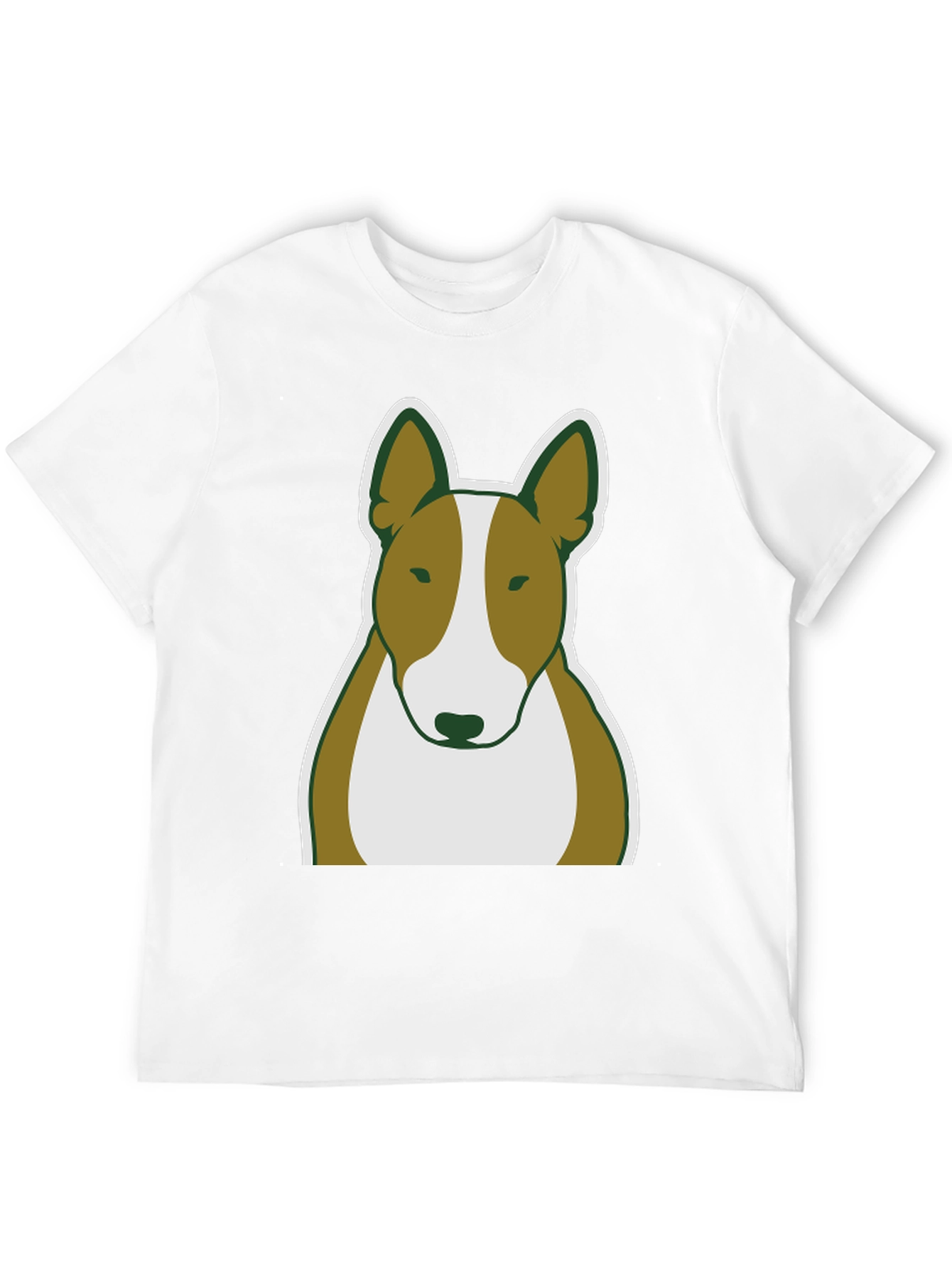 Bull Terrier Dog Graphic Tee - Casual Wear