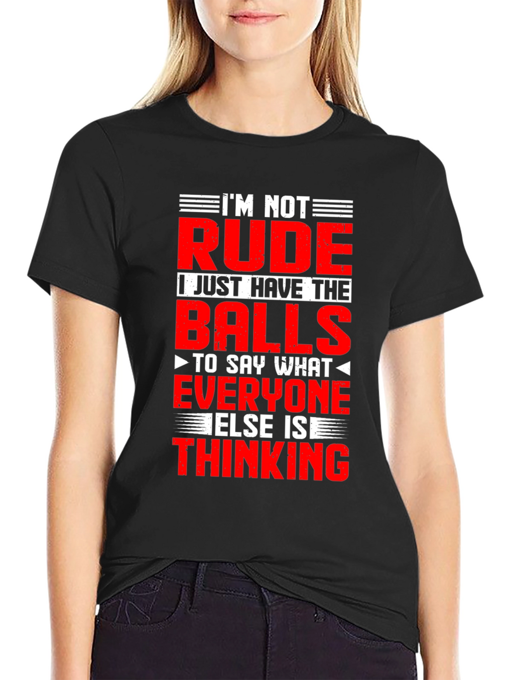 Funny Graphic T-Shirt: Im Not Rude Just Honest